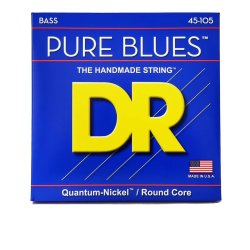 DR Strings PB-45 Pure blues bass-strings, 045-105